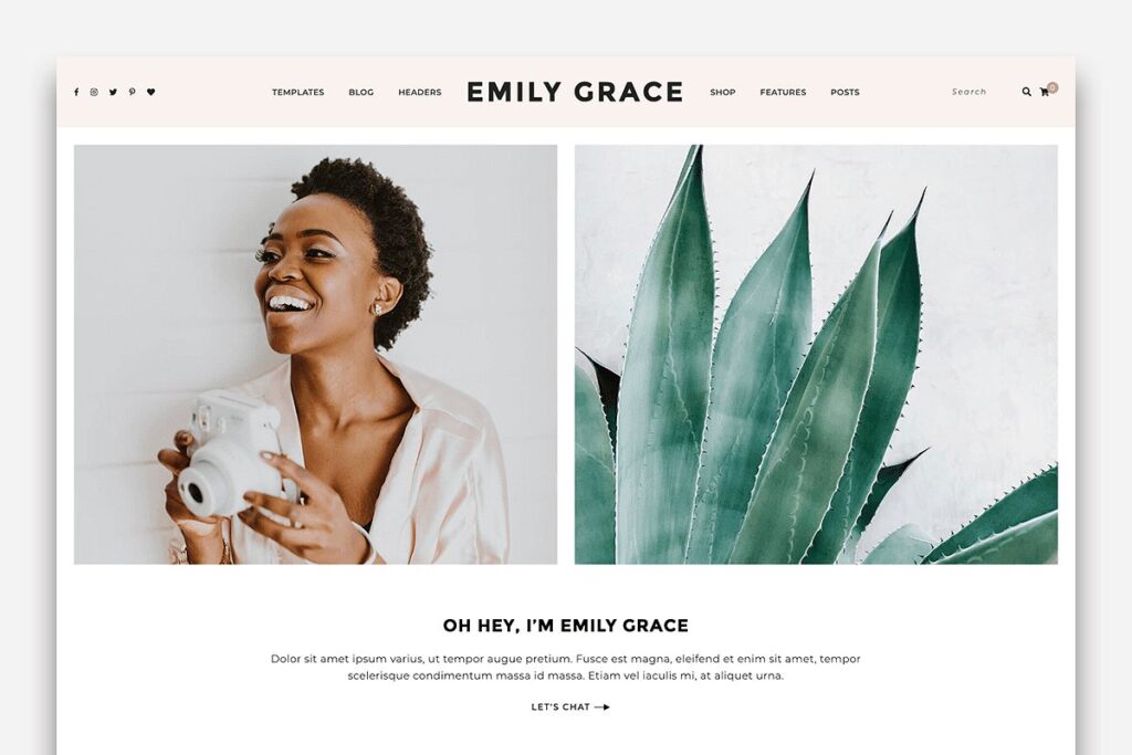 Best Feminine WordPress Theme For Bloggers