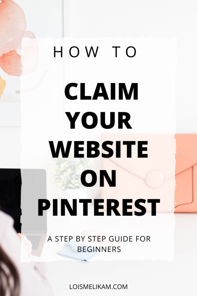 how to claim your website on pinterest