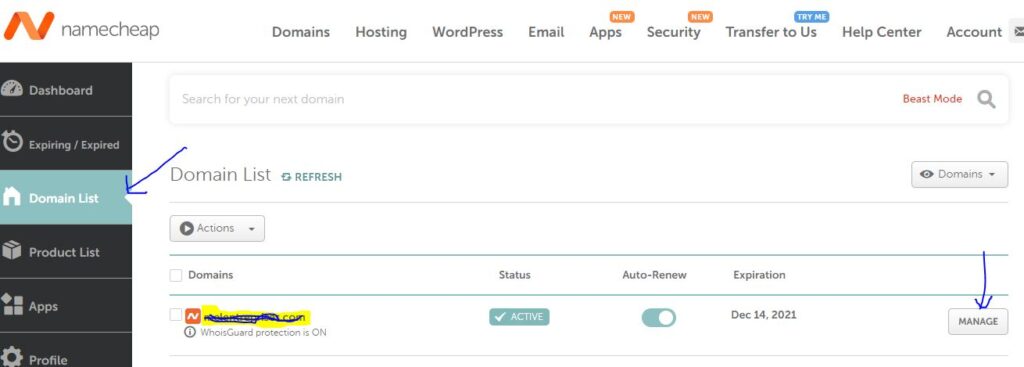 How To Point Namecheap domain To Bluehost