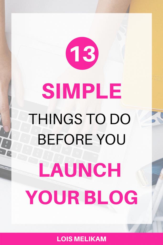 launch your blog